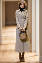 Load image into Gallery viewer, Trench Wool A line Coat Women C4071
