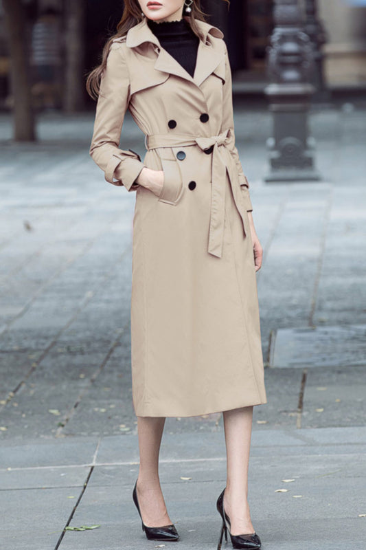 women spring and autumn trench coat C4202