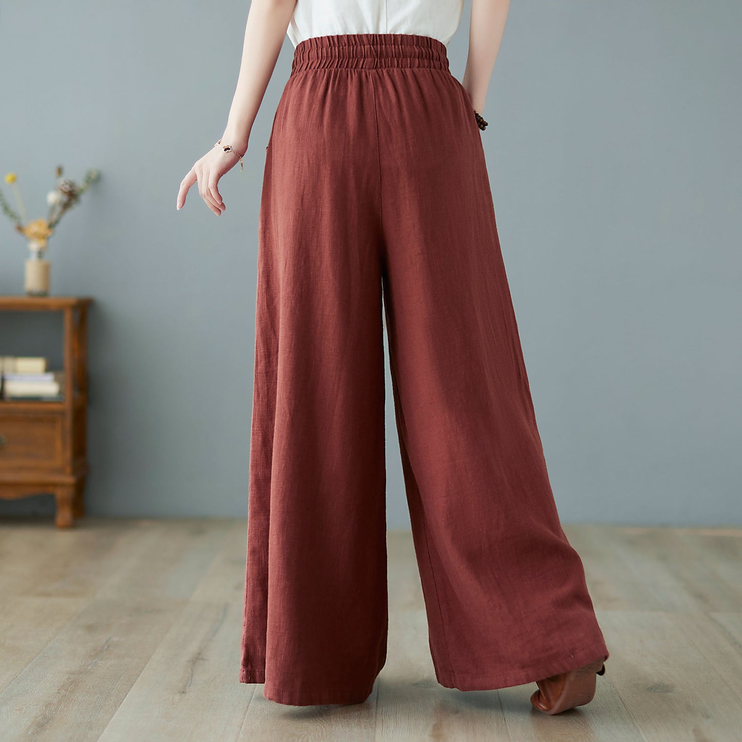 Wide Leg Palazzo Pants for Women c2372