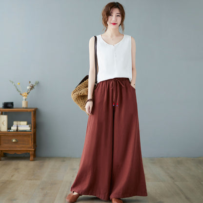 Wide Leg Palazzo Pants for Women c2372