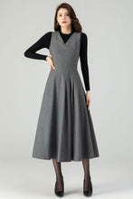 Load image into Gallery viewer, Womens Winter Wool Dress C3617
