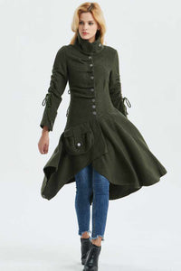 Women winter military coat C1328