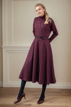 Load image into Gallery viewer, Midi Wool Pinafore Dress C4444
