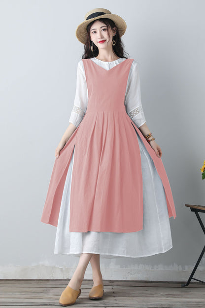 Women's casual Pinafore Dress C5348