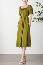 Load image into Gallery viewer, French Square Neck Dress C3260
