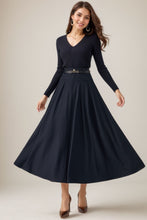 Load image into Gallery viewer, Womens high waist winter wool skirt C4308
