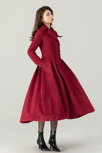 Womens Princess Wool Coat C3694