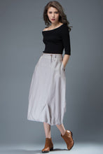 Load image into Gallery viewer, Light gray Women&#39;s Bud skirt C823
