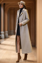 Load image into Gallery viewer, Trench Wool A line Coat Women C4071
