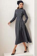 Load image into Gallery viewer, Winter Wool Maxi Dress Women C4045
