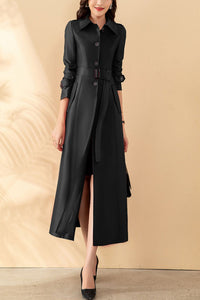 Autumn winter trench Coat Women C4158