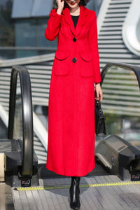 Women's Autumn and winter wool coat C4243