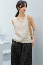Load image into Gallery viewer, Women&#39;s Casual Loose Linen Vest C3199
