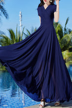 Load image into Gallery viewer, Summer New Long Chiffon Dress C4064
