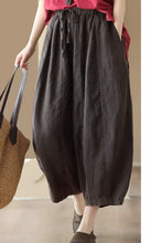 Load image into Gallery viewer, Loose fitting lantern linen pants C4425
