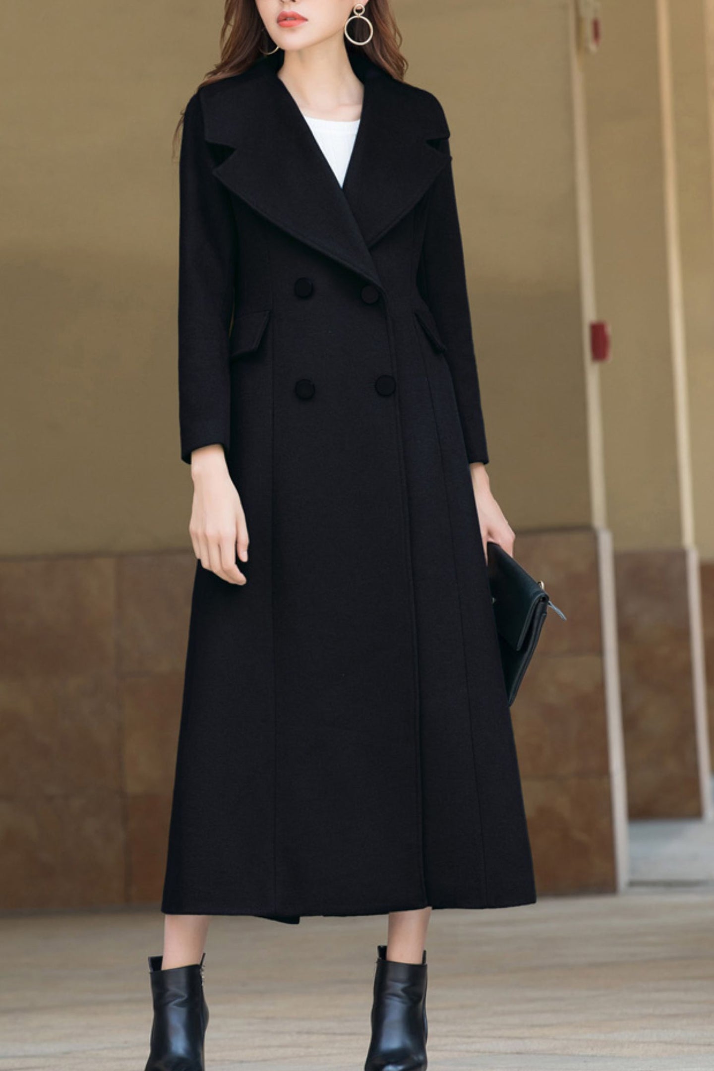 women autumn and winter wool coat C4167