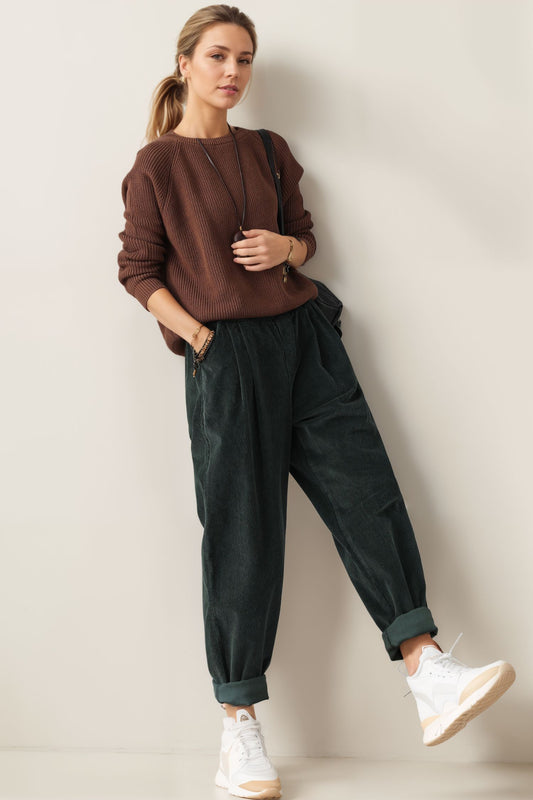 Casual Corduroy Harem Pants C4004