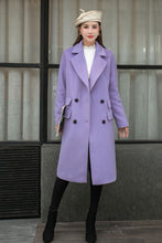 Load image into Gallery viewer, Relaxed Fit Wool Trench Coat  C2572
