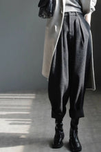 Load image into Gallery viewer, Long casual winter wool pants women C4383
