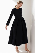 Load image into Gallery viewer, Women&#39;s Long Sleeves Black Party Dress C4103
