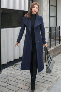 Big Collar Lapel Winter Coat  C2576