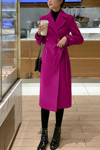 Women's Autumn and winter wool coat C4234