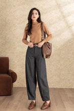 Load image into Gallery viewer, Womens harem long wool pants C4465
