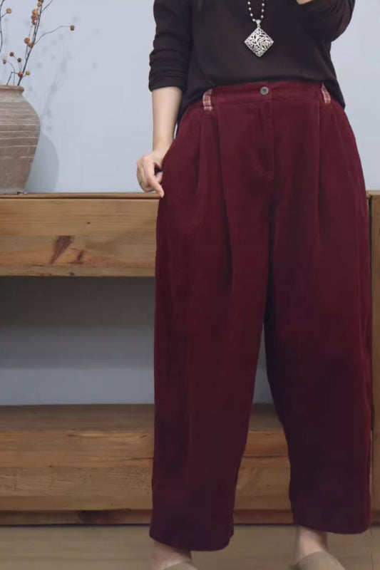 Autumn/winter long corduroy pants C5109