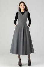 Load image into Gallery viewer, Womens Winter Wool Dress C3617
