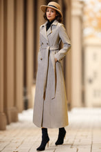 Load image into Gallery viewer, Trench Wool A line Coat Women C4071
