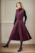 Load image into Gallery viewer, Midi Wool Pinafore Dress C4444
