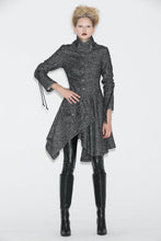 Load image into Gallery viewer, Asymmetrical Winter Wool Coat for Women C668
