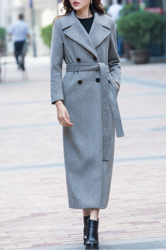 women autumn and winter wool coat C4169