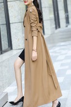 Load image into Gallery viewer, Coffee women spring and autumn trench coat C4194
