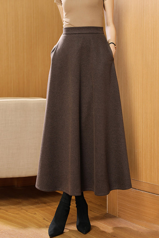 Winter women's Wool Skirt C4290