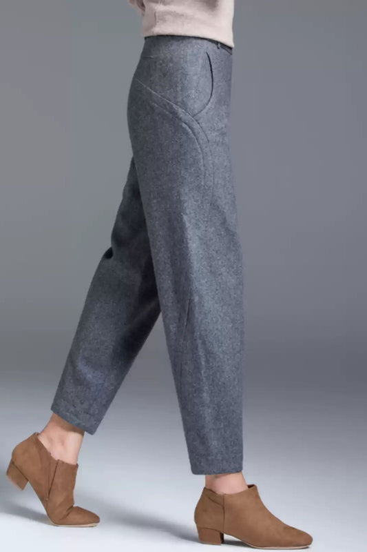Loose fitting long autumn pants c5095