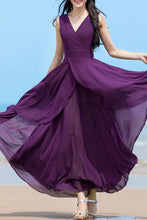 Load image into Gallery viewer, New irregular large hem chiffon dress HY0027
