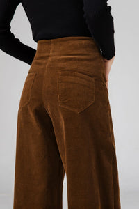 Corduroy Womens Casual Harem Pants C4312