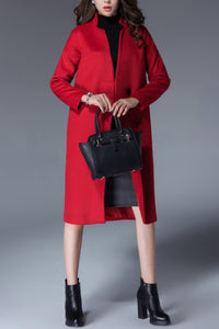 women autumn and winter wool coat C4166