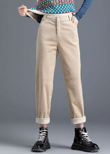 Long Womens Pants, Tapered Corduroy Pants C3515