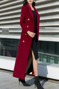 Women's Autumn and winter wool coat C4236