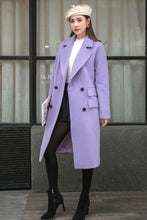 Load image into Gallery viewer, Relaxed Fit Wool Trench Coat  C2572
