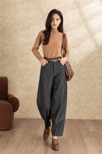 Load image into Gallery viewer, Womens harem long wool pants C4465
