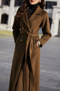 Women's Autumn and winter wool coat C4237