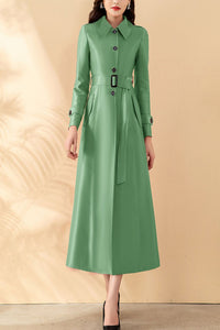 Autumn winter trench Coat Women C4156