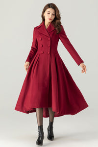 Womens Princess Wool Coat C3694