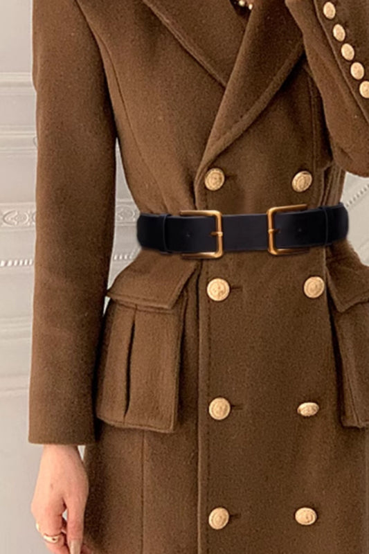 Dress/coat leather belt for women C4691