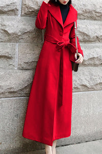 Women's Autumn and winter wool coat C4225