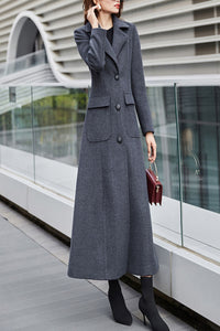 Women's Autumn and winter wool coat C4238