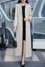 Load image into Gallery viewer, Off white women spring and autumn trench coat C4196
